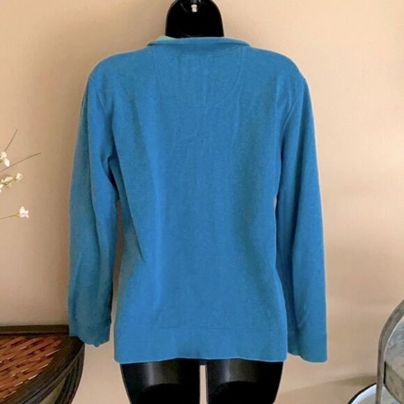 Tommy Bahama Reversible Pull Over Sweatshirt Top Size Small - Picture 6 of 6
